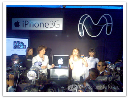 Fotos del lanzamiento iPhone 3G en Ecuador